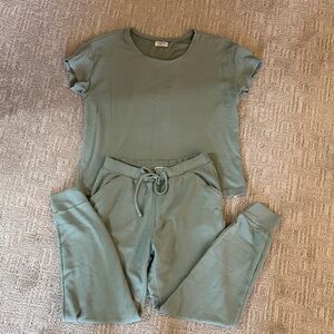 Tommy John Zen Waffle Knit set XS